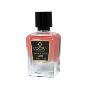 پرفیوم نیش لدورا فرگرنس مدل SAFFRON SUEDE حجم 100 میلی‌لیتر | رایحه‌ای که حس ثروت و ظرافت را القا می‌کند